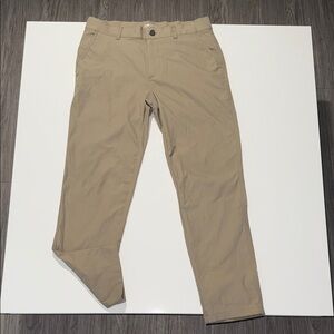 32 Degrees Cool Stretch Performance 32x30 Khaki Flat Front Golf Mens Dress